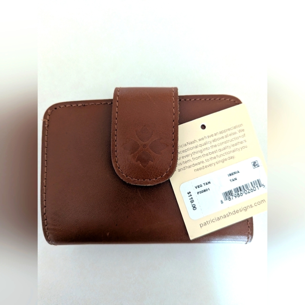 Patricia Nash Brown Leather Wallet